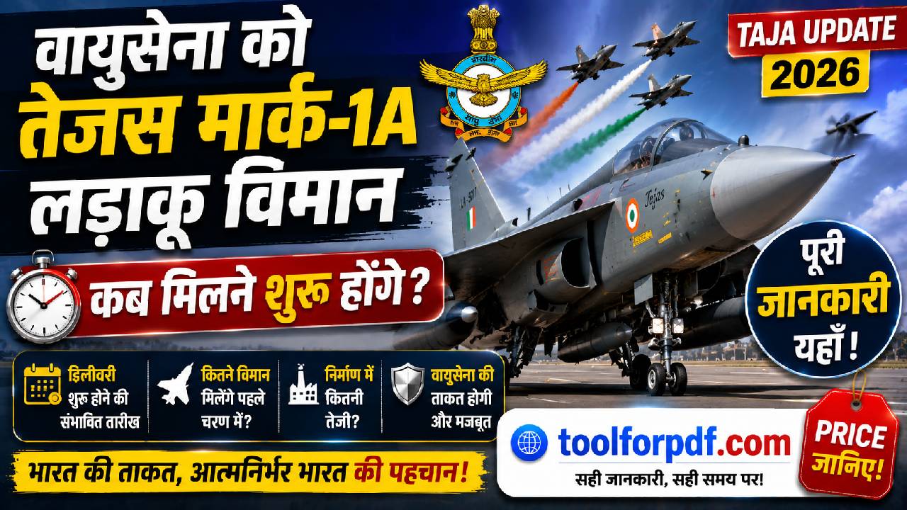 Tejas Mk-1A Delivery Update 2026