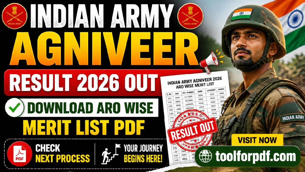 Indian Army Agniveer Result 2026