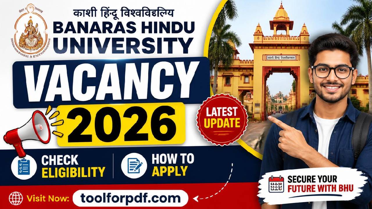 Banaras Hindu University Recruitment 2026 Apply Online